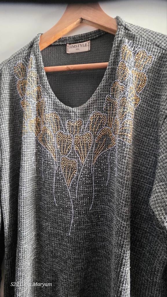 Comfortabele en stijlvolle huisjurk, z.g.a.n. (M t/m XXL), Kleding | Dames, Ophalen of Verzenden