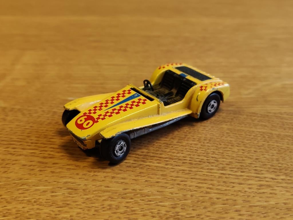 Matchbox Lotus Super Seven GEEL, Ophalen of Verzenden, Nieuw, Auto