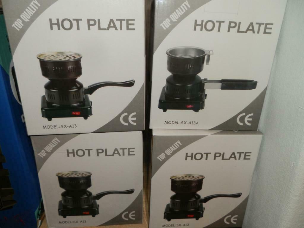 Kooktoestel 1 pit stroom kolenbrander  camping, Ophalen of Verzenden, Nieuw