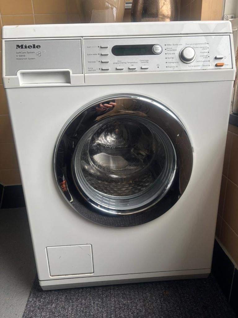 Miele V5849 Wasmachine - Topmodel, Gebruikt, Minder dan 85 cm, Ophalen of Verzenden, Voorlader
