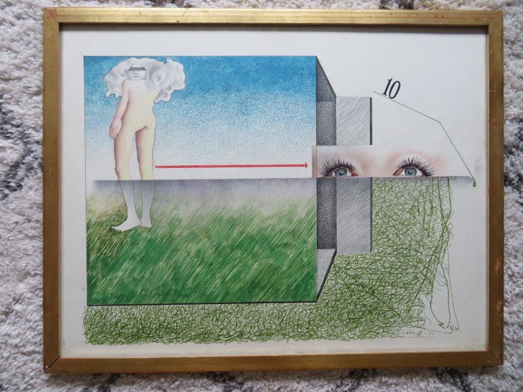 Adriaan de Kruiff tekening zien, Ophalen of Verzenden