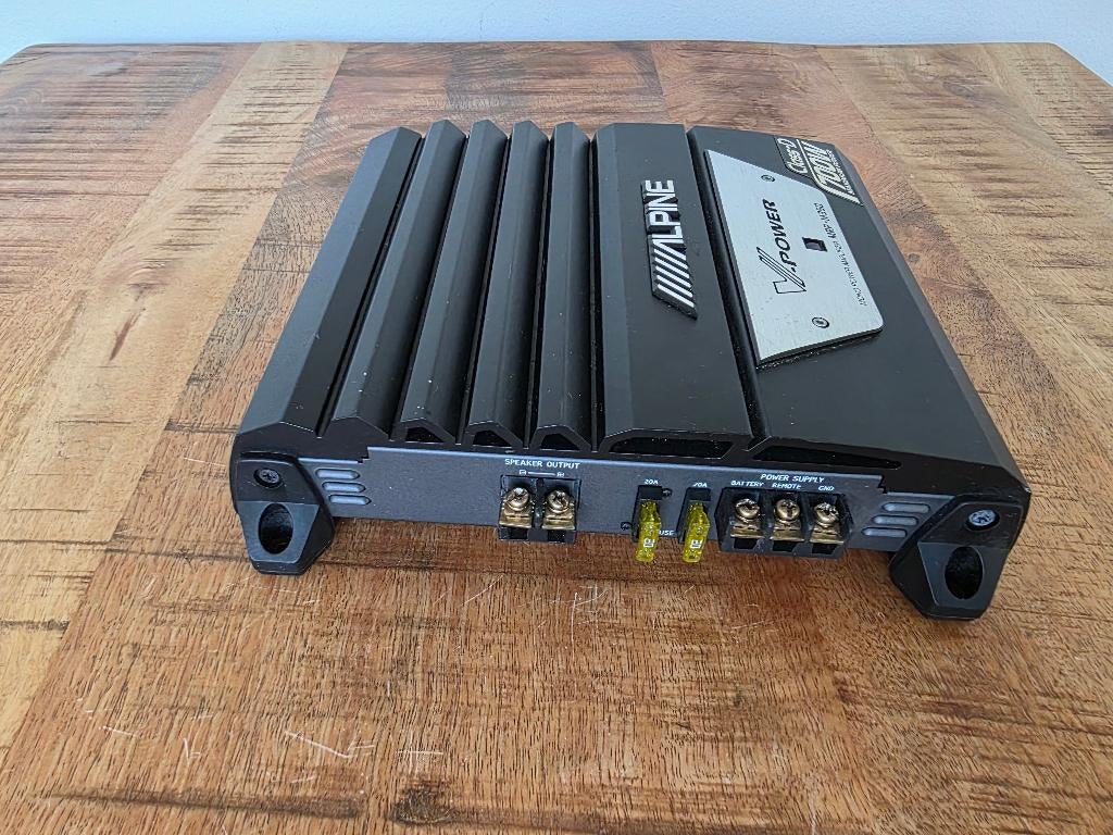 Alpine monoblock versterker, Ophalen of Verzenden, Zo goed als nieuw