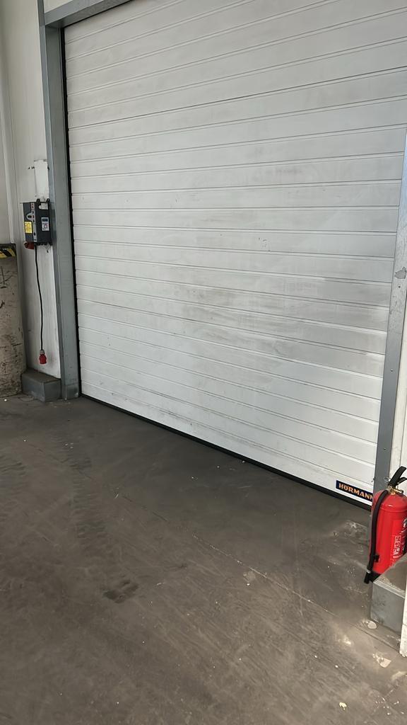 Elektrische garagedeur  3x3 meter, Gebruikt, 200 cm of meer, Wit, Ophalen of Verzenden