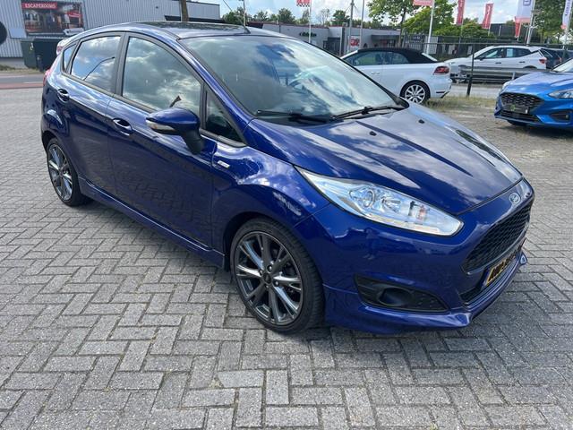 Ford Fiesta 1.0 EcoBoost ST Line, Voorwielaandrijving, Blauw, 23 km/l, Origineel Nederlands