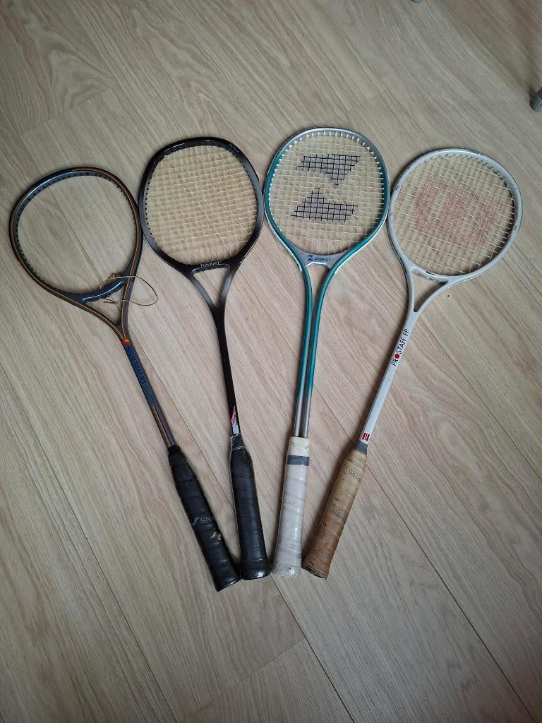 4 nieuwe squash rackets, Sport en Fitness, Squash, Ophalen of Verzenden, Nieuw, Racket, Met hoes