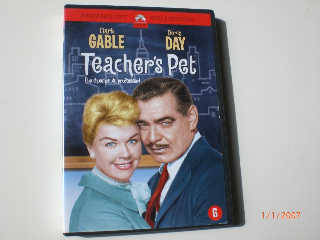 dvd Teacher's Pet Doris Day Clark Gable Mamie Van Doren, Ophalen of Verzenden, Zo goed als nieuw, Komedie, 1940 tot 1960