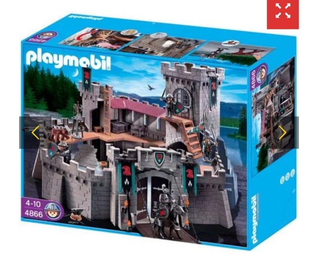 Playmobiel ridderkasteel Valkenridders., Ophalen of Verzenden, Gebruikt, Complete set