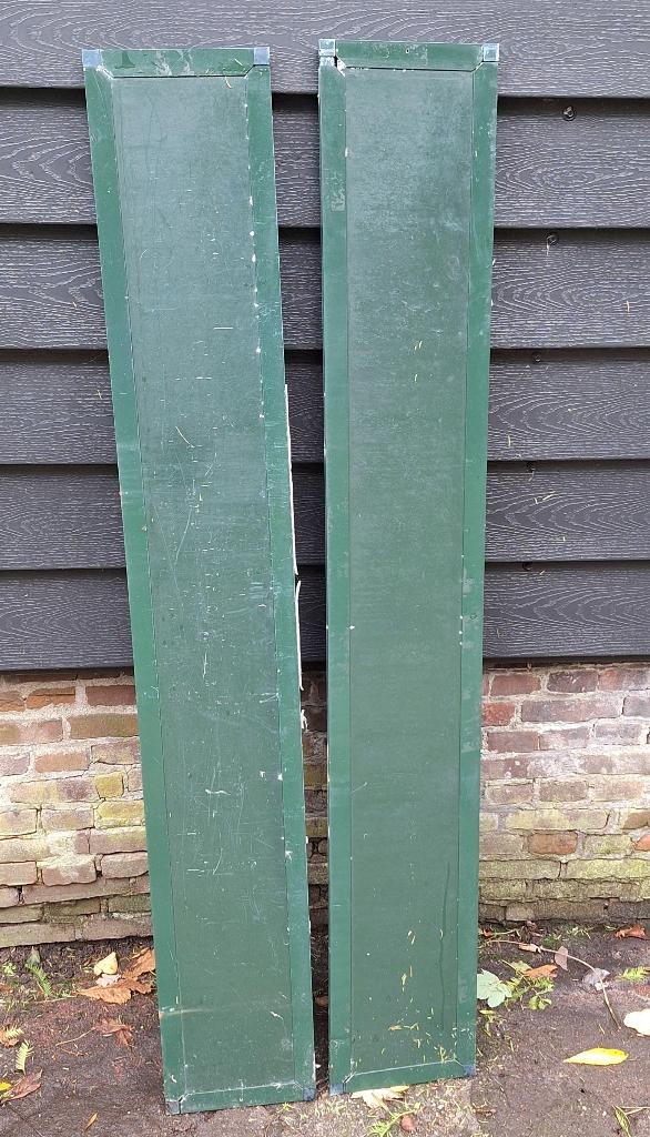 2x Voliere dichte panelen / stroken, Ophalen, Gebruikt, Aluminium, Volière