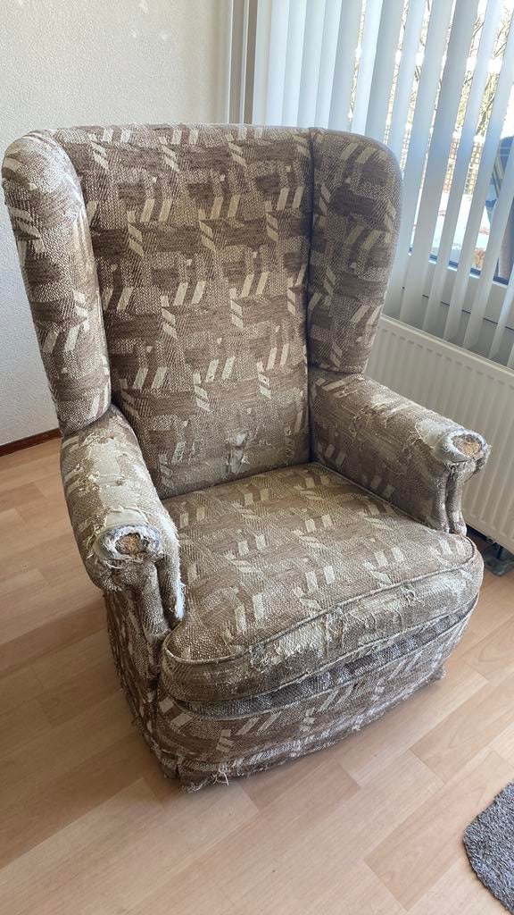 Parker Knoll oorfauteuil, Huis en Inrichting, Fauteuils, Ophalen, Zo goed als nieuw, 75 tot 100 cm