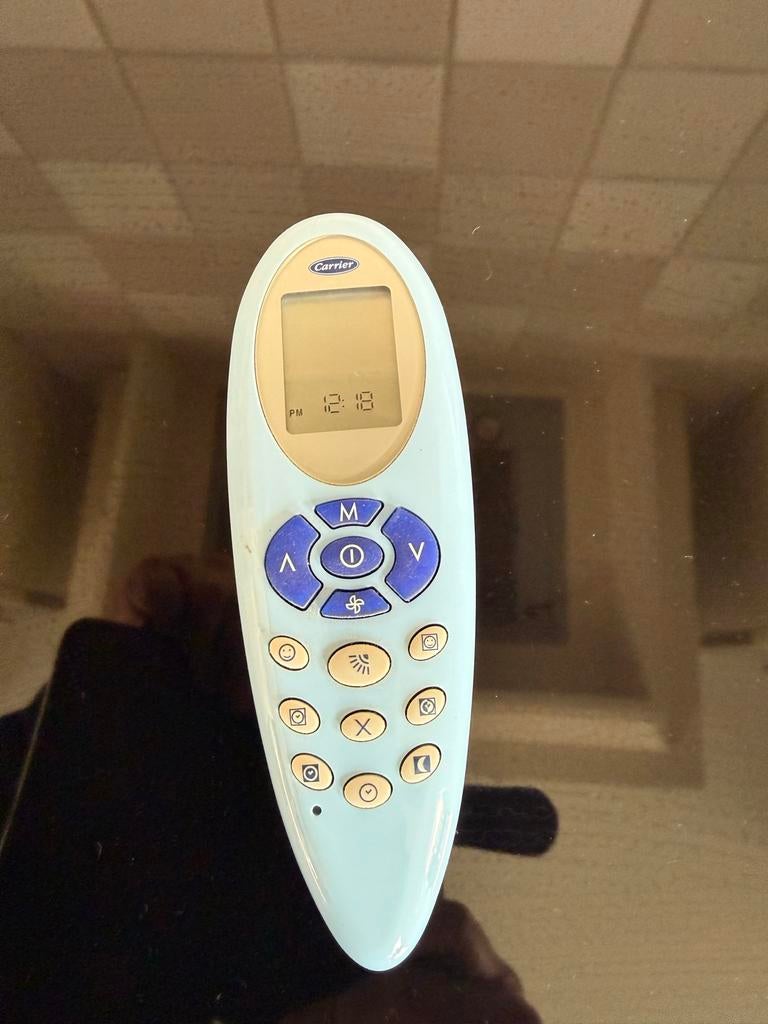 Carrier Afstandsbediening voor Airco, Ophalen, Gebruikt, Minder dan 60 m³, 3 snelheden of meer