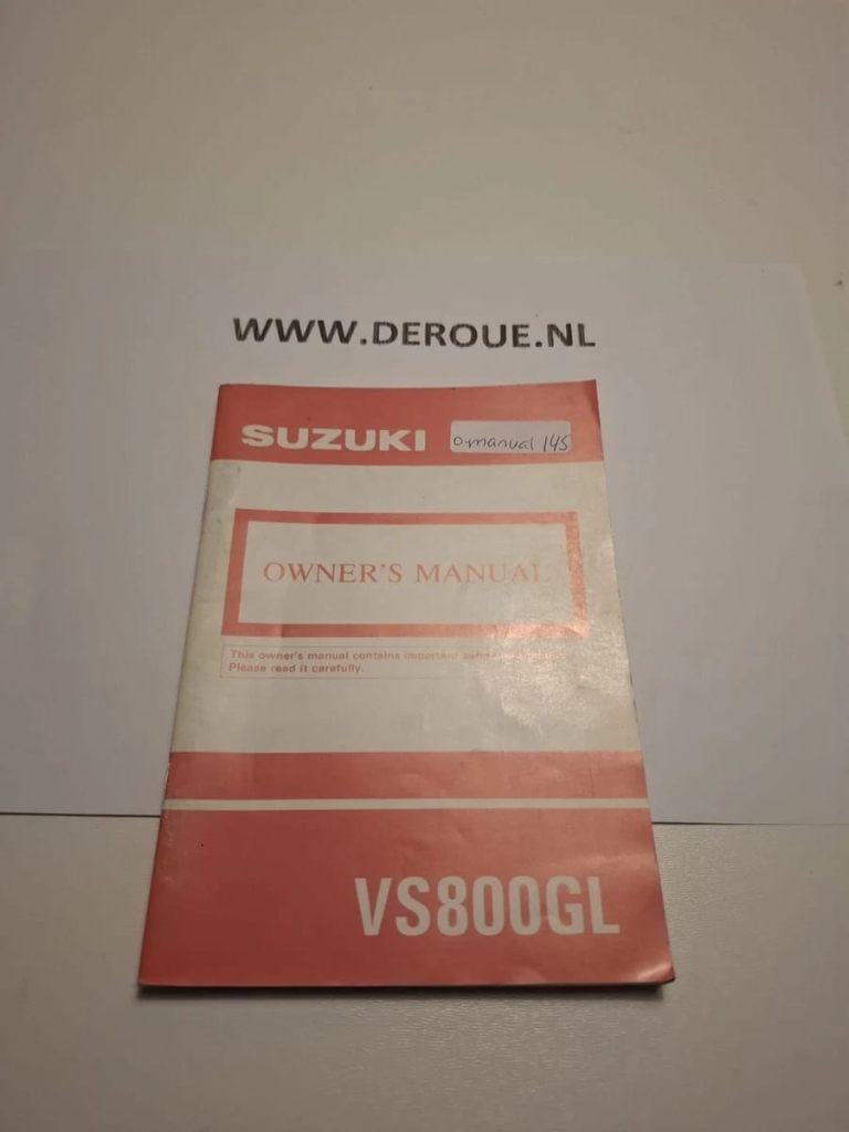 145 0WNERS MANUAL SUZUKI VS800GL INTRUDER 1992-1997 USED, Motoren, Handleidingen en Instructieboekjes, Ophalen of Verzenden, Suzuki