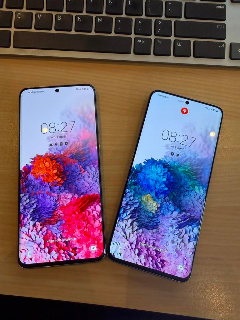 Samsung Galaxy S20 128GB, Galaxy S20, Zwart, Touchscreen, Nieuw