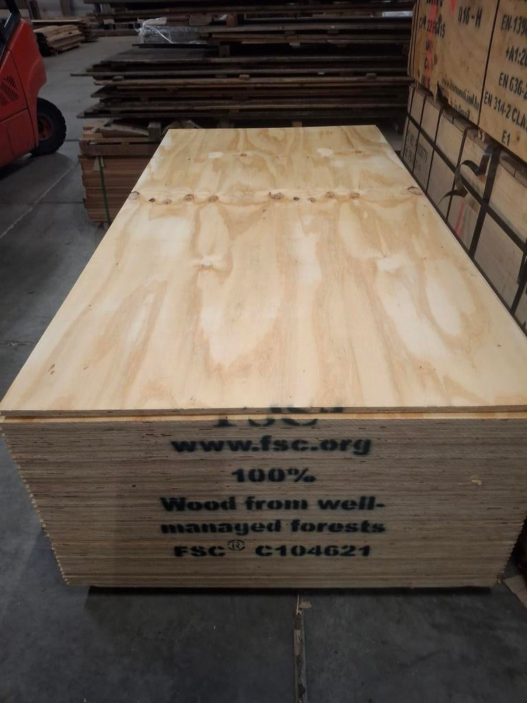 Underlayment en betonplex platen 18mm, Ophalen, Nieuw, 75 m² of meer, Parket