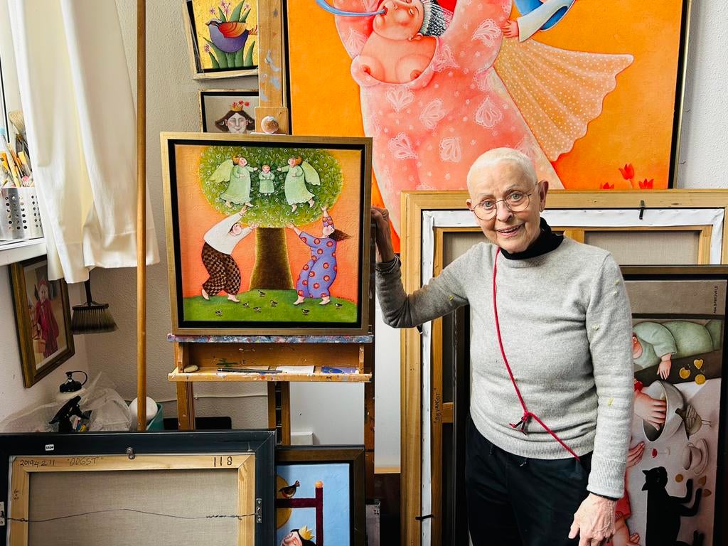 Ada Breedveld schilderij, Ophalen of Verzenden