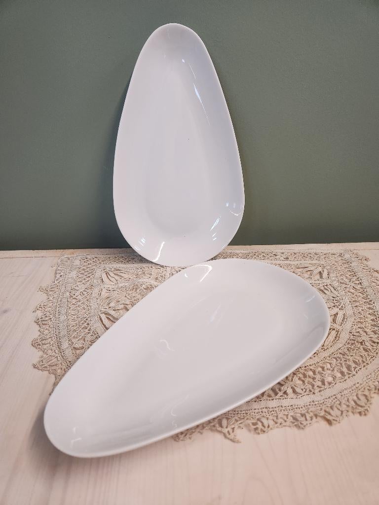 2x schaaltje voor Vleeswaren Mosa Maastricht, Antiek en Kunst, Antiek | Servies los, Ophalen of Verzenden