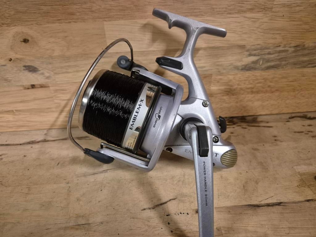 1x daiwa emblem x5500t., Ophalen of Verzenden, Zo goed als nieuw, Molen