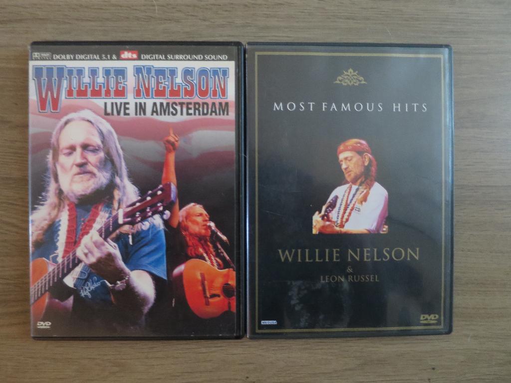 Willie Nelson DVD Set - Live in Amsterdam + Most Famous Hits, Alle leeftijden, Ophalen of Verzenden, Gebruikt