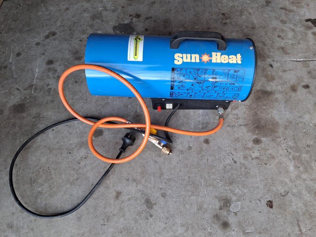 Gaskachel 'SunHeat' 15G, 10-16kW - Krachtige Verwarming, Gebruikt, Gas, Ophalen of Verzenden, Vrijstaand