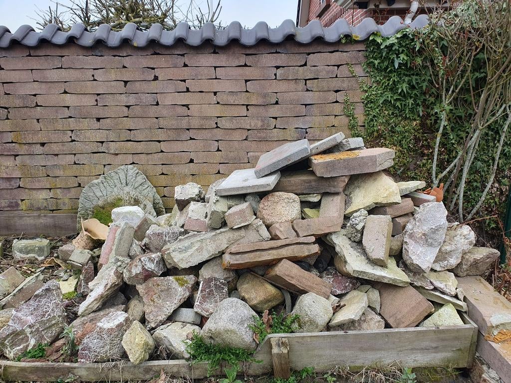 Stapel keien, stapelstenen, Minder dan 3 m³, Ophalen