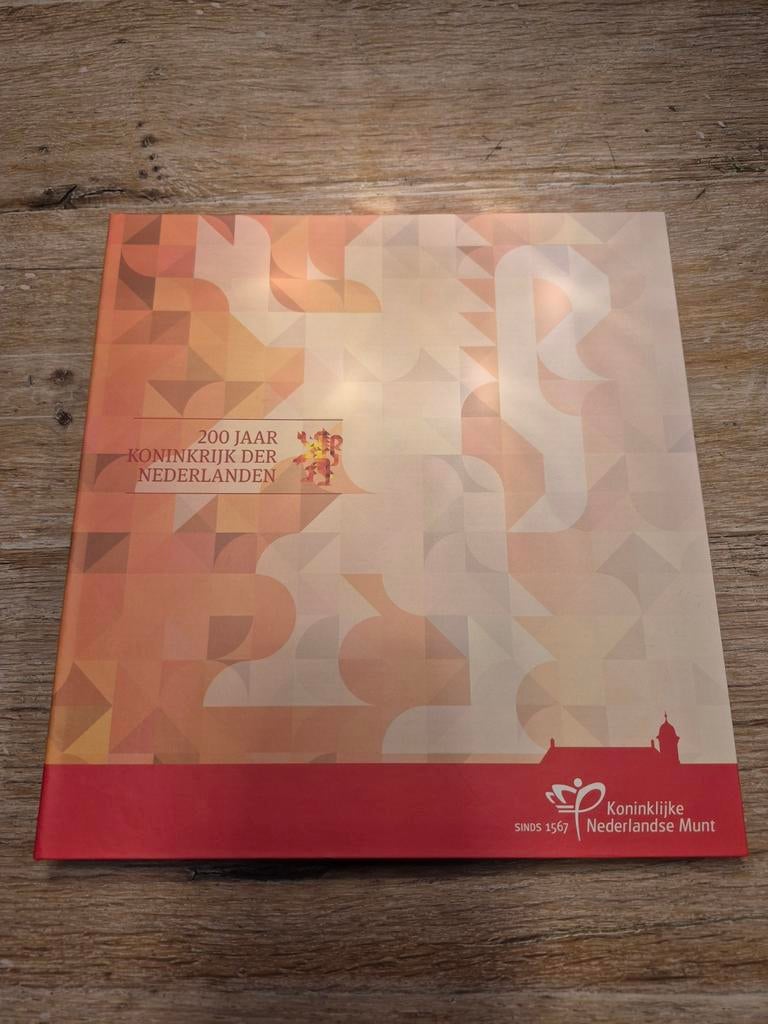 200 jaar  Koninkrijk der Nederlanden muntset zilver, Postzegels en Munten, Munten | Nederland, Ophalen of Verzenden, Koningin Beatrix