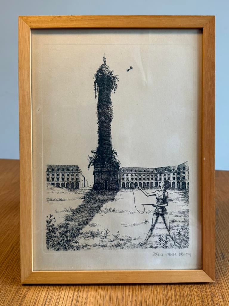 Jean-Paul Vroom - Meisje met diabolo, Antiek en Kunst, Ophalen of Verzenden