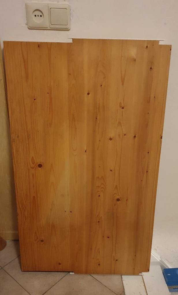 Lundia bureau-tv blad 100x40 regulier gelakt uniek, Ophalen, Gebruikt