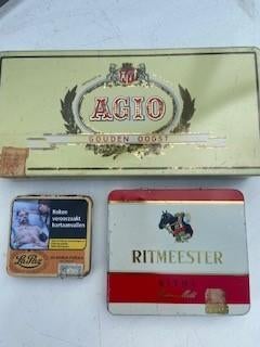 Sigarendoosjes 7x   (blik), leeg, Verzamelen, Blikken, Ophalen, Gebruikt, Overige