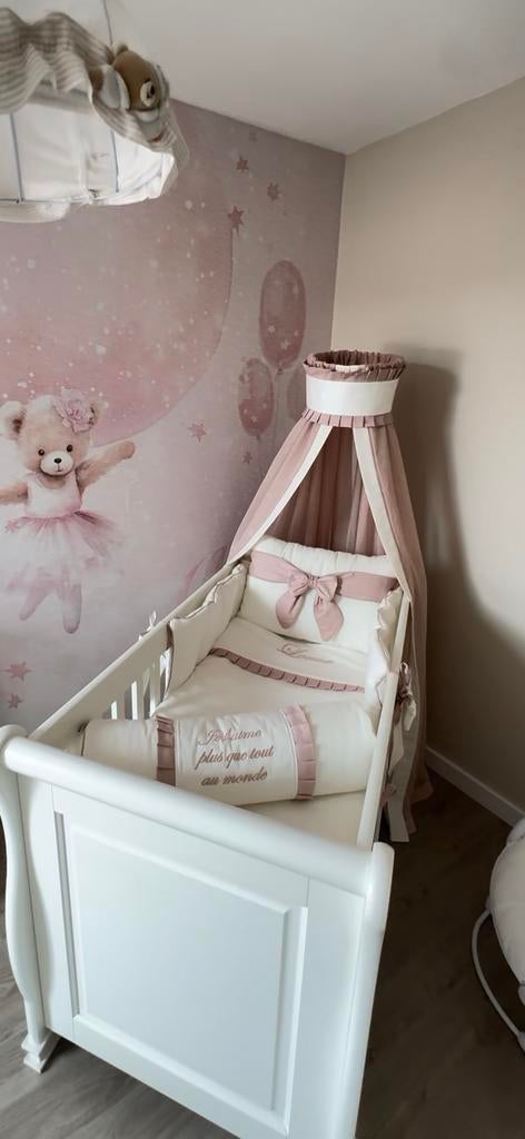 Prachtige babykamer bekleding, Ophalen of Verzenden, Zo goed als nieuw, Meisje