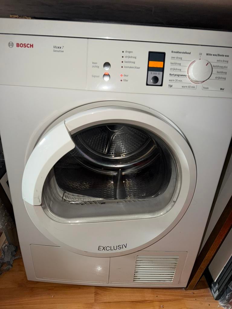 Bosch Maxx 7 Sensitive Wasdroger, Ophalen, 6 tot 8 kg, Gebruikt, Luchtafvoer