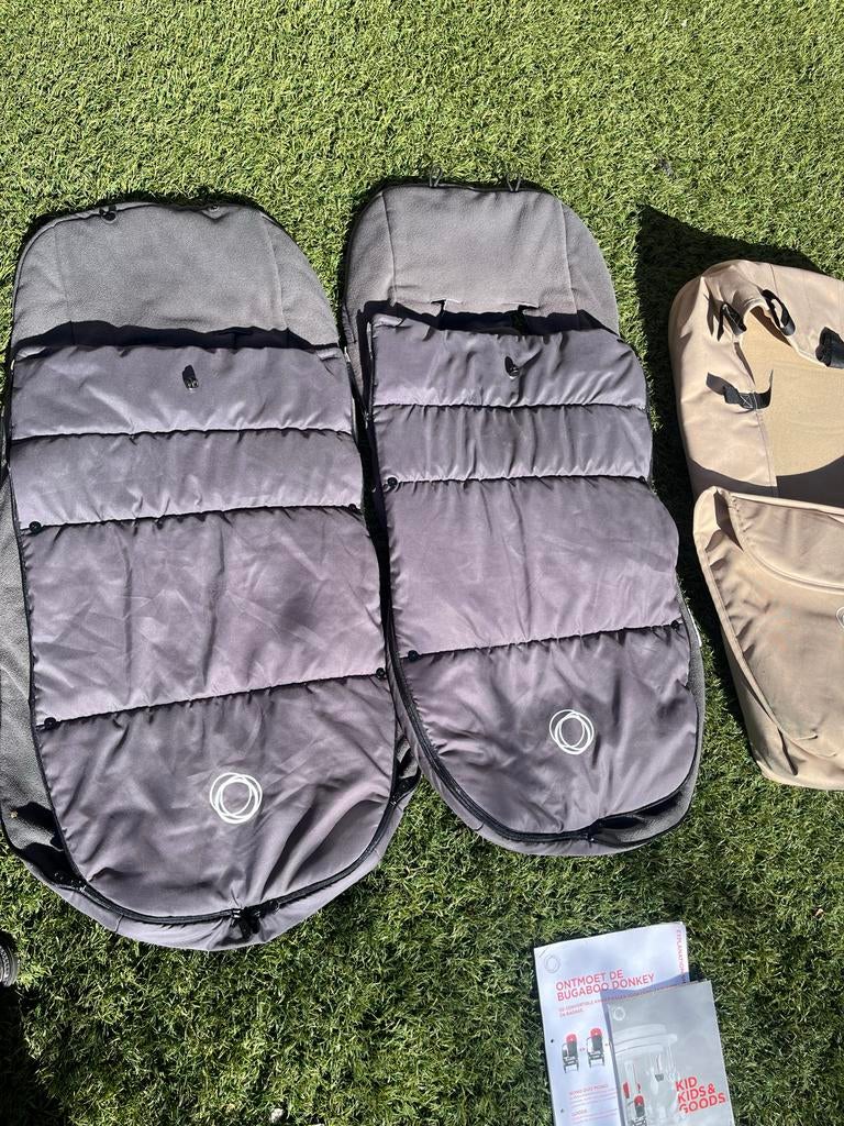 Bugaboo Donkey Twin kinderwagen - Beige, Ophalen, Gebruikt, Combiwagen, Duowagen