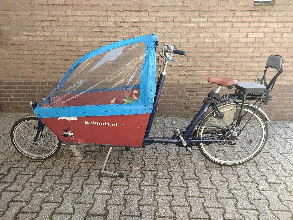 Bakfiets CargoBike Classic Long, Fietsen en Brommers, Fietsen | Bakfietsen, Huif, 3 kinderen, Zo goed als nieuw, Ophalen