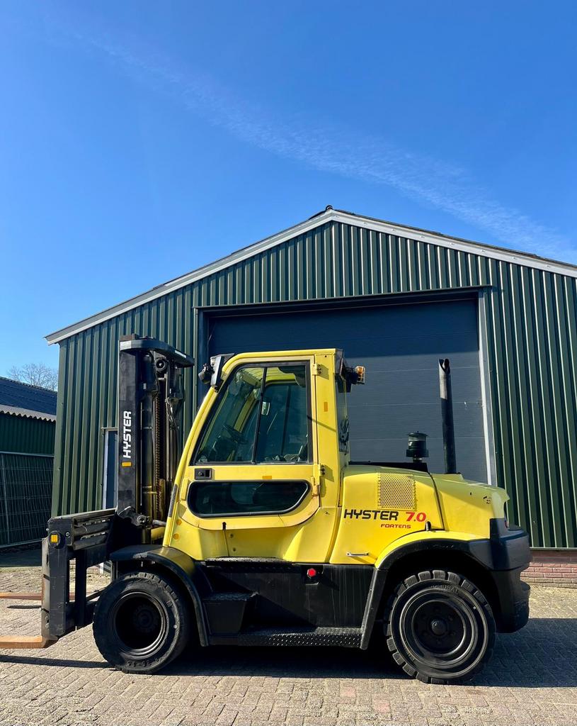 Hyster 7.0 - diesel heftruck - hydraulische vorkversteller !, Hyster, Diesel, Hyster, Heftruck