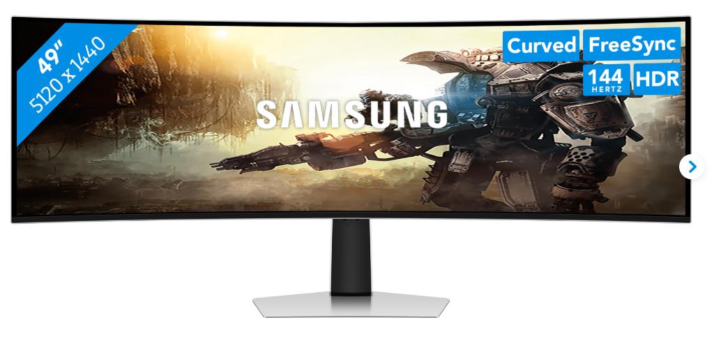 Samsung Odyssey G9 OLED 49" (G91SD) Nieuw in doos!!, Computers en Software, Monitoren, HDMI, Minder dan 1 ms, Zo goed als nieuw