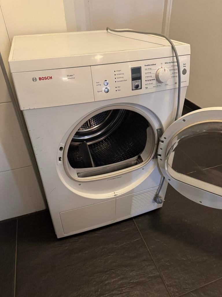 Bosch maxx 7 sensitive droger., Ophalen, 6 tot 8 kg, Gebruikt, 85 tot 90 cm