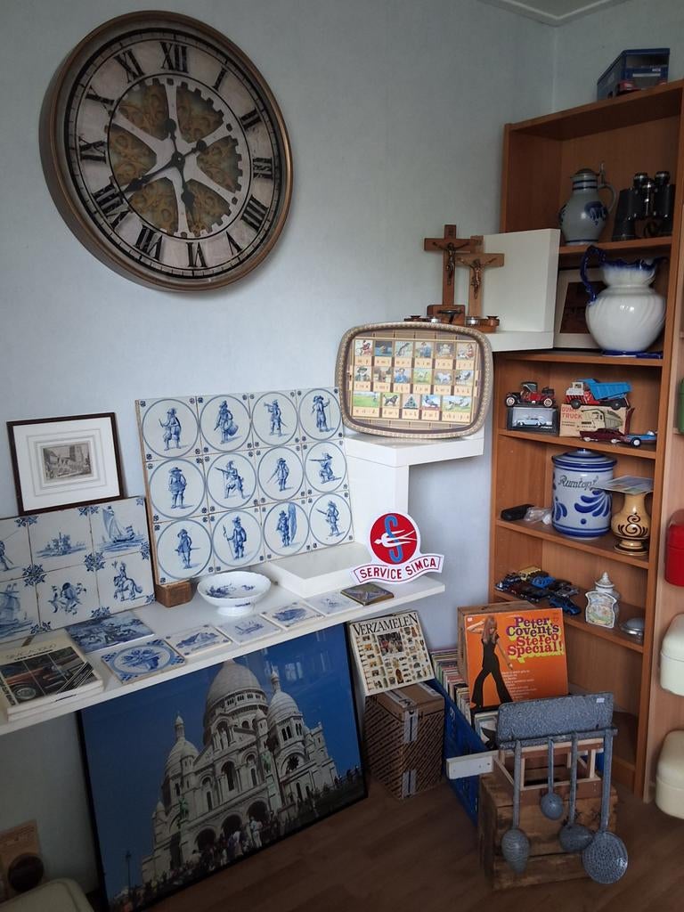 Emaille én méér in originele staat uit OPA'S EN OMA'S TIJD, Antiek en Kunst, Ophalen of Verzenden