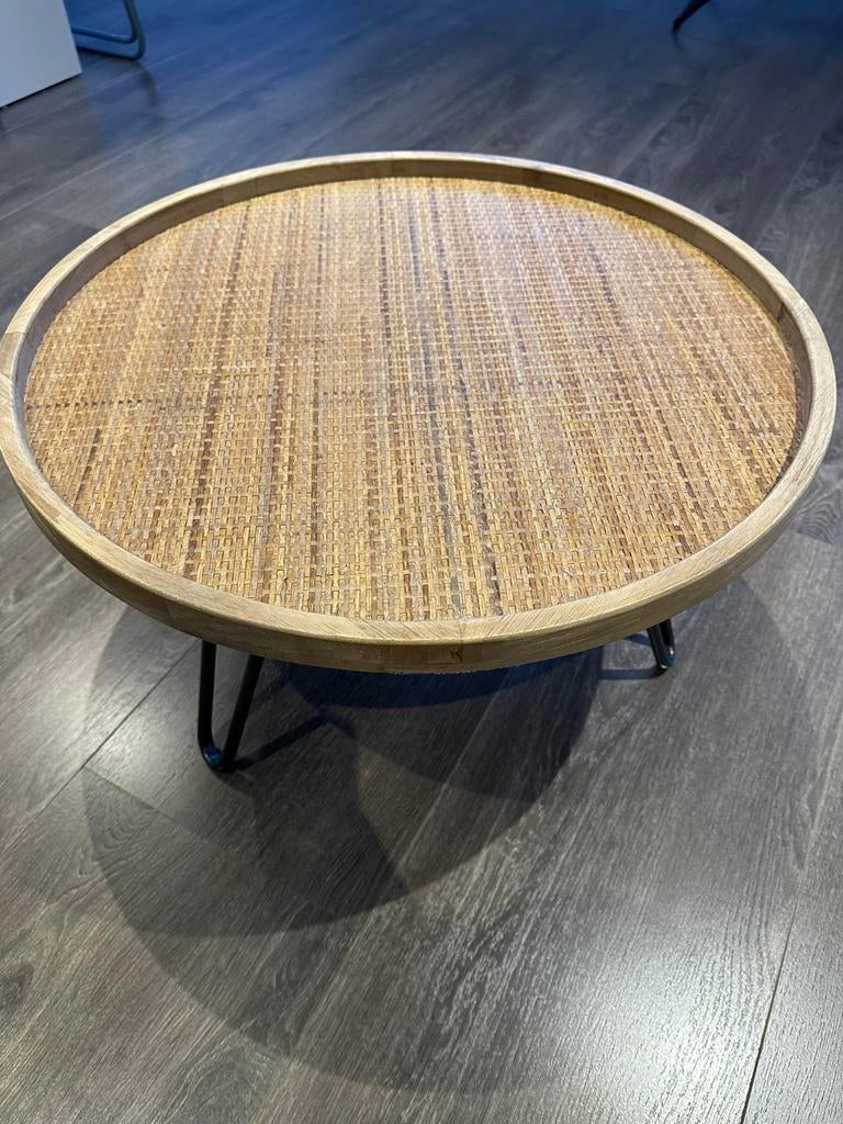 HACO Wood Coffee Table- HACO Houten Salontafel, Huis en Inrichting, Tafels | Salontafels, Ophalen, 50 tot 100 cm, Zo goed als nieuw