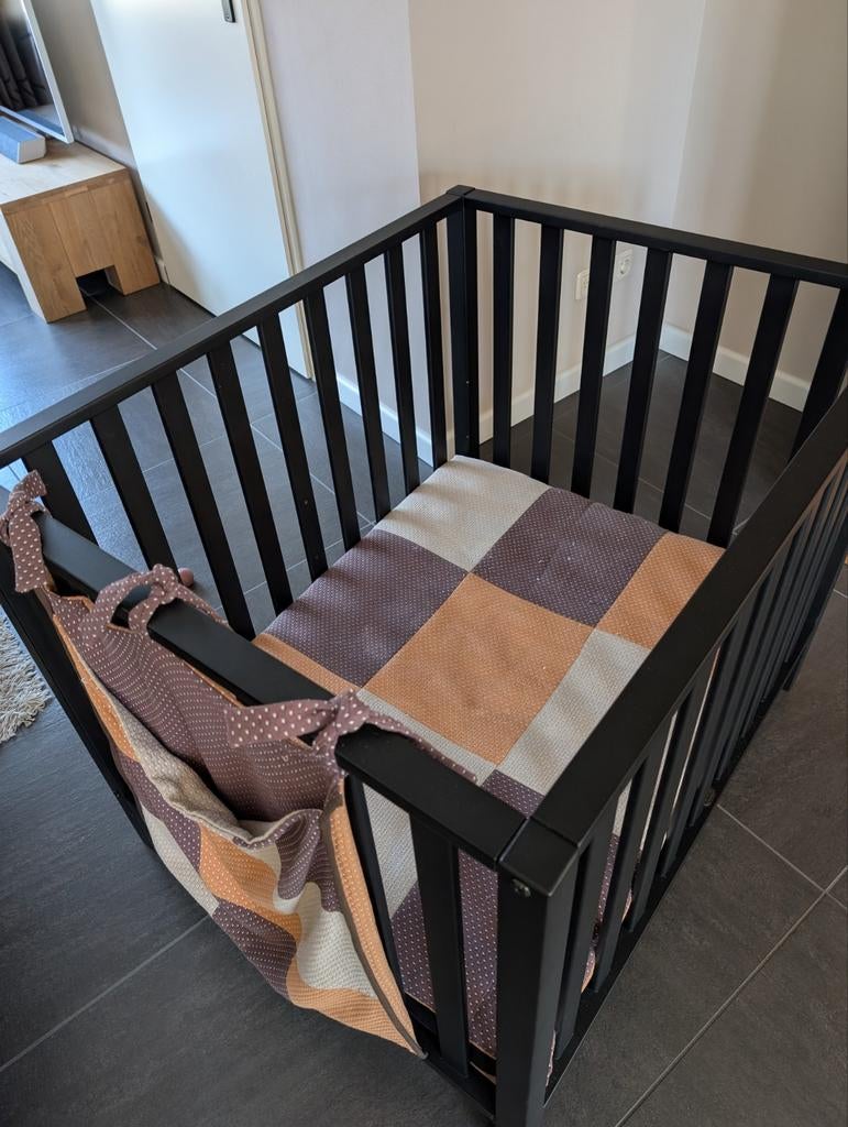 TWF Box Fleur met Pretura matras, Ophalen, Zo goed als nieuw, Rechthoekig, In hoogte verstelbaar