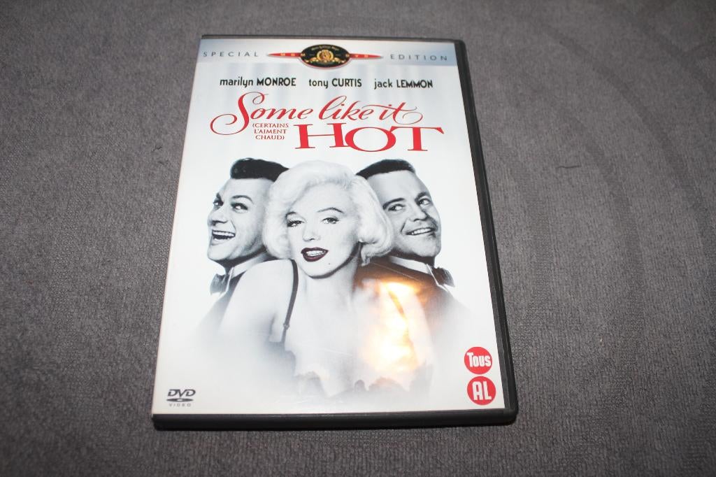 DVD Some Like it Hot, Gebruikt, Alle leeftijden, Ophalen of Verzenden, Komedie