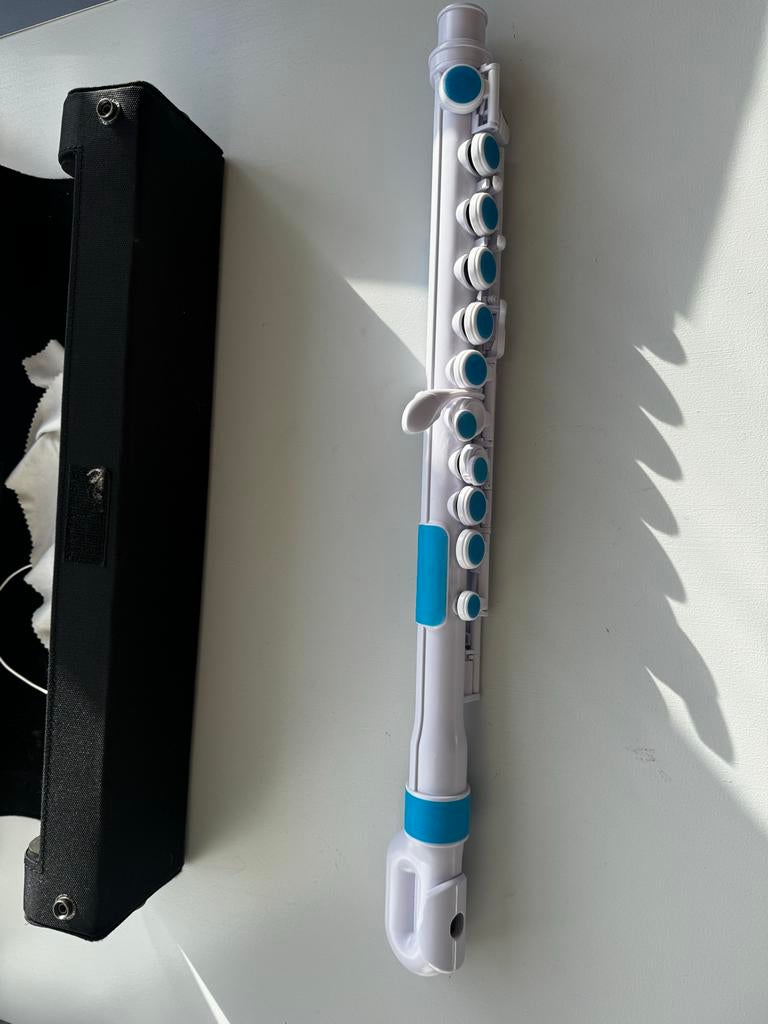 Jflute dwarsfluit - Ideaal voor beginners en kinderen, Ophalen of Verzenden, Zo goed als nieuw, Dwarsfluit, Met koffer of tas