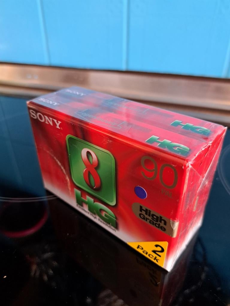 2 Sony video 8 cassette in verpakking., Ophalen, Walkman