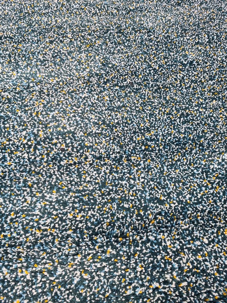 Ikea Vindum vloerkleed 170x230 blauw/turquise/okergeel, Huis en Inrichting, Stoffering | Tapijten en Kleden, 150 tot 200 cm, Groen