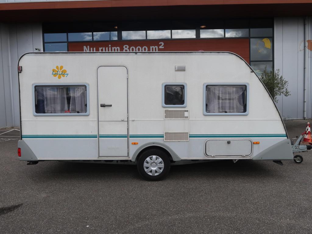 Eifelland Holiday 460 TK LICHTGEWICHT MET VOORTENT, Caravans en Kamperen, Rondzit, Schokbreker, Eifelland, 4 tot 5 meter