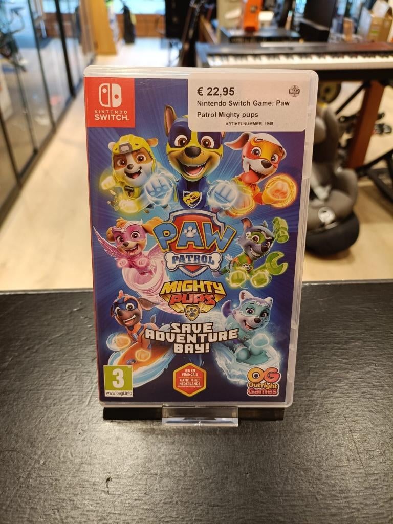 Nintendo Switch Game: PAW Patrol: Mighty Pups, Avontuur en Actie, 1 speler, Ophalen of Verzenden, Zo goed als nieuw