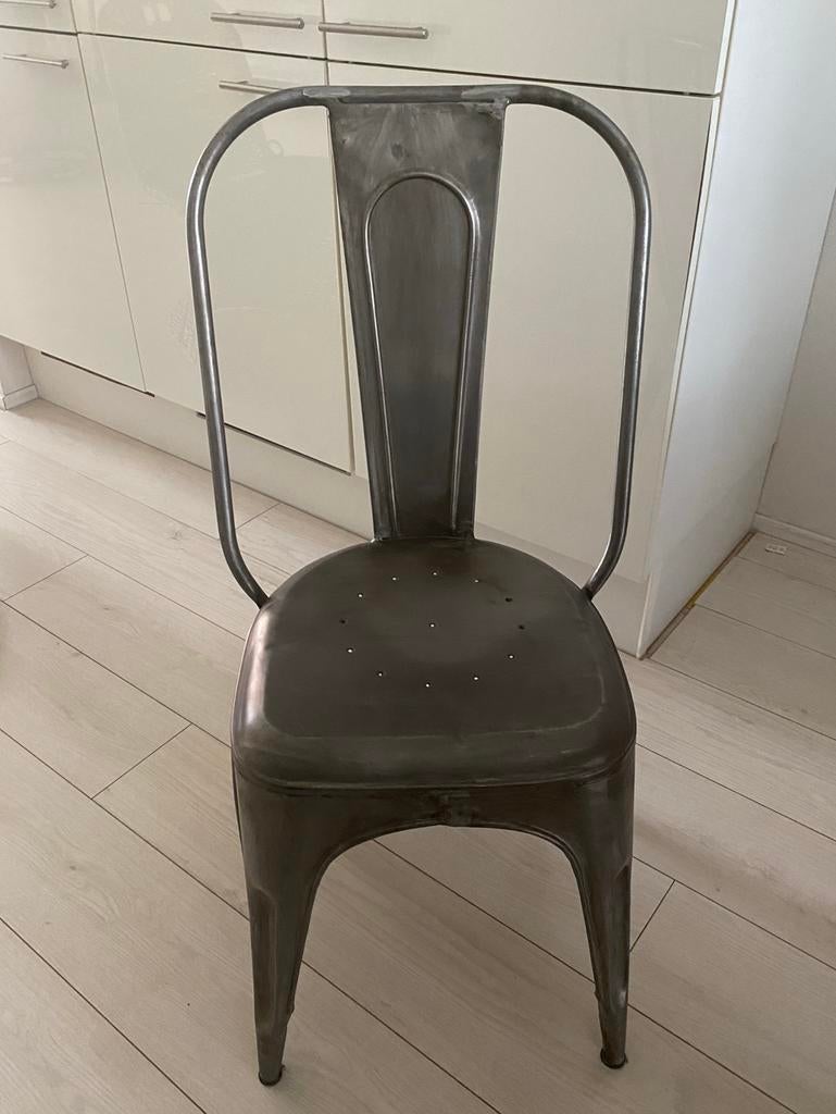 Stoel in Tolix stijl, Ophalen, Tolix stijl, Zo goed als nieuw, Metaal