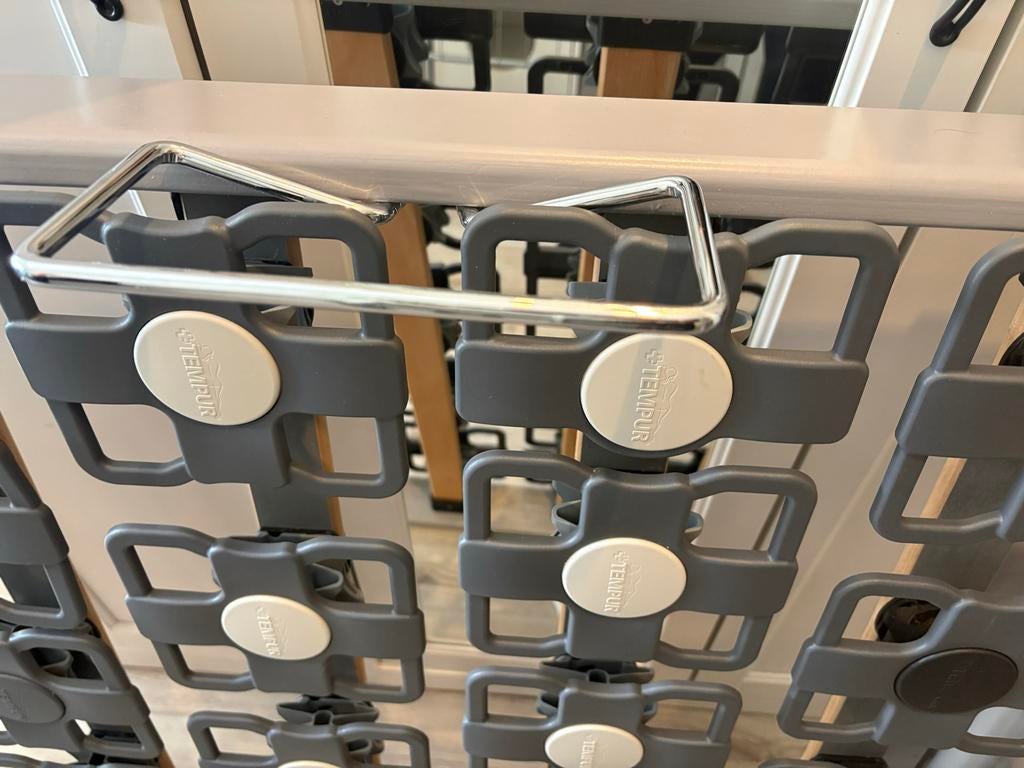 2x Tempur lattenbodem 88x208  in goede staat, Gebruikt, Tweepersoons, Ophalen of Verzenden, Bedbodem