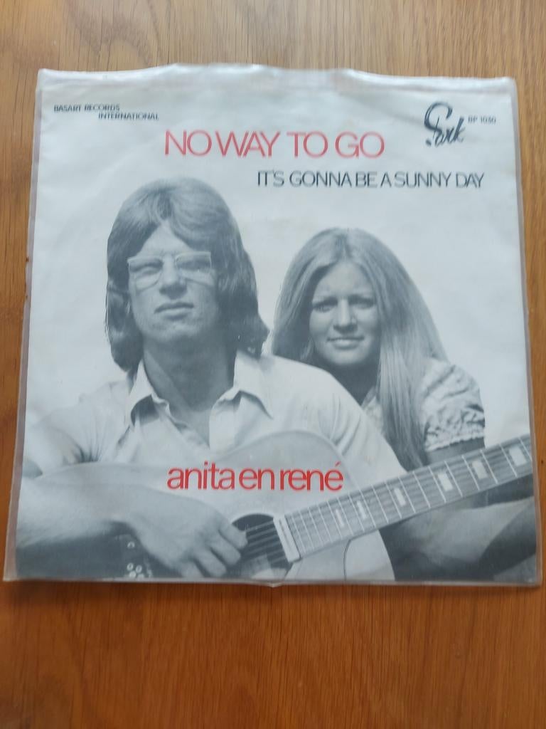 Anita en Rene no way to go, Cd's en Dvd's, Vinyl | Nederlandstalig, Ophalen of Verzenden, Gebruikt, Overige formaten, Levenslied of Smartlap