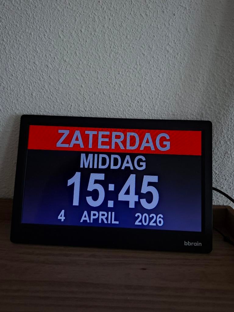 Dementieklok bbrain, Ophalen of Verzenden