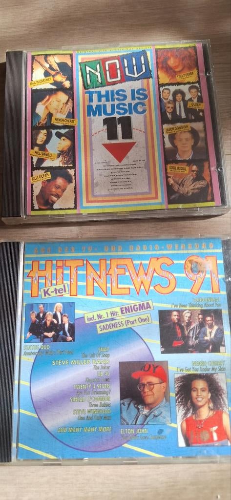 NOW This Is Music 11 & Hitnews 91 CD's - Diverse Artiesten, Ophalen of Verzenden, Gebruikt