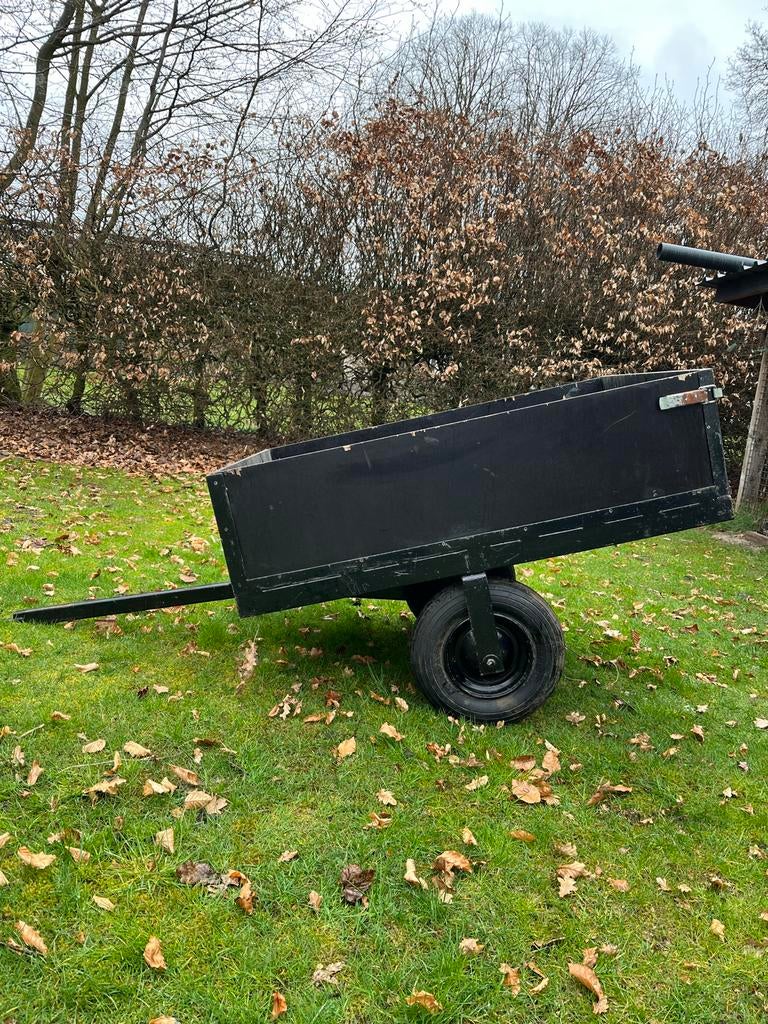 Tuinkar / Grasmaaier Aanhanger met Anti-lek Banden, Ophalen, Gebruikt