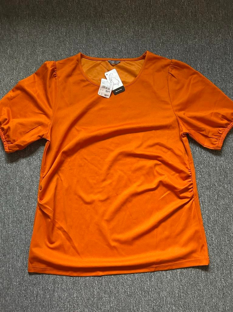 Zeeman Oranje Zwangerschapstop Maat 42, Maat 42/44 (L), Nieuw, Oranje, Shirt of Top